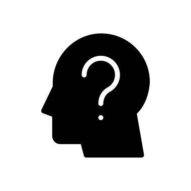 yardımcı vektör glyph düz simgesi