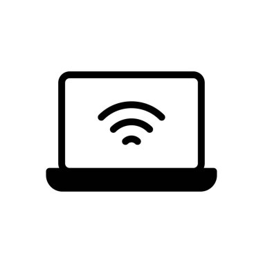 kablosuz vektör düz simge