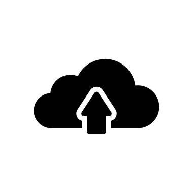 bulut vektörü düz simgesi