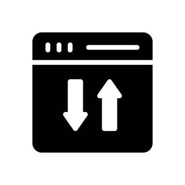 Vektör glyph düz simgesi indir