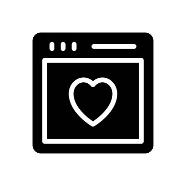 vektör glyph düz simgesi gibi