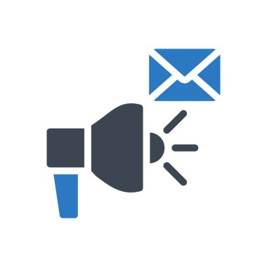 pazarlama vektörü renk simgesi