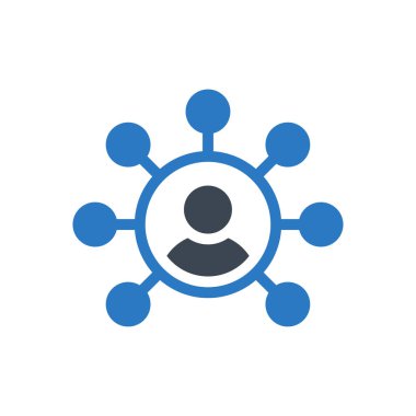 Hesap vektörü renk simgesi