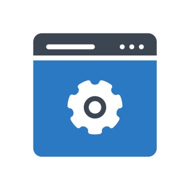 tarayıcı vektör renk simgesi