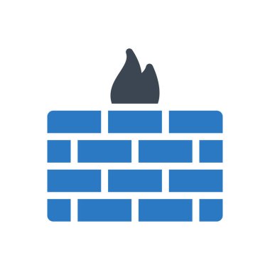 güvenlik vektörü renk simgesi