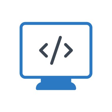 Kodlama vektörü renk simgesi