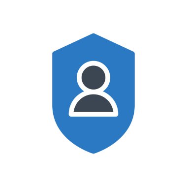 Güvenli vektör renk simgesi