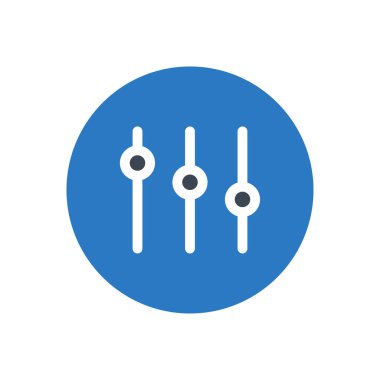 Karıştırıcı vektör renk simgesi