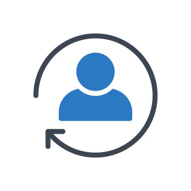 profil vektör renk simgesi