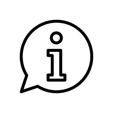 yardımcı vektör ince çizgi simgesi