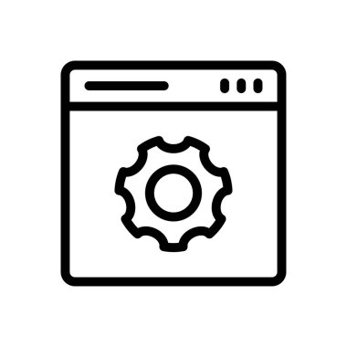 vektör ince çizgi simgesini destekle