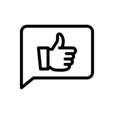 Geri besleme vektörü ince çizgi simgesi