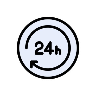 spor vektörü düz renk simgesi