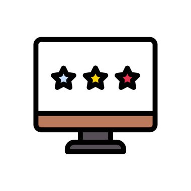 Geri besleme vektörü düz renk simgesi