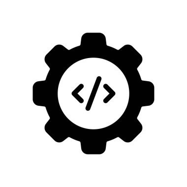 Geliştirme vektörü düz simgesi