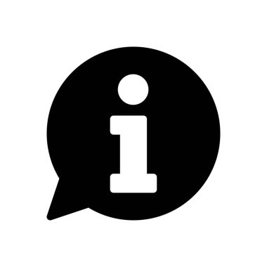 yardımcı vektör glyph düz simgesi