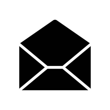 vektör düz simgesini aç