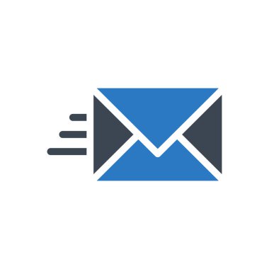 ileti vektör renk simgesi