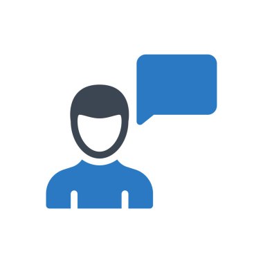 ileti vektör renk simgesi