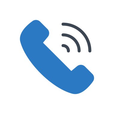 telefon vektörü renk simgesi