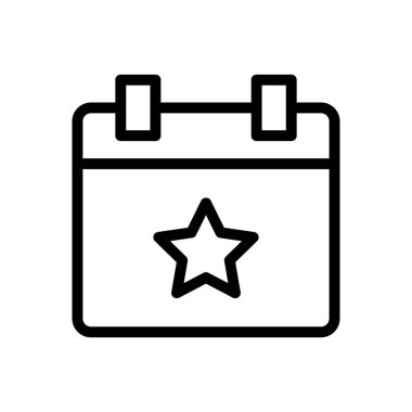 tarih vektörü ince çizgi simgesi