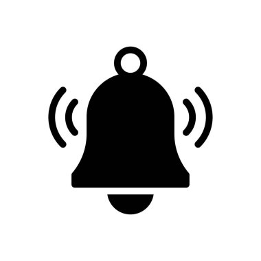 Uyarı vektör düz simgesi