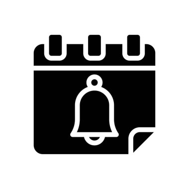 tarih vektörü simgesi düz simgesi