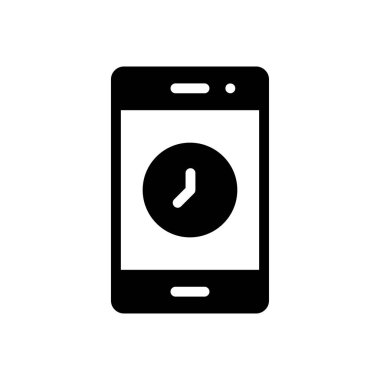 zaman vektör düz simgesi