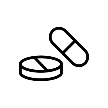 doz vektörü ince çizgi simgesi