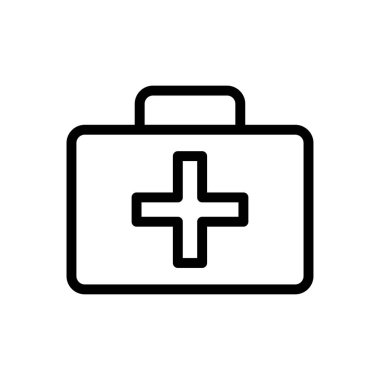 Yardım vektörü ince çizgi simgesi