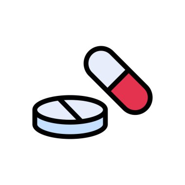 doz vektörü düz renk simgesi