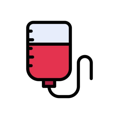 damlatma vektörü düz renk simgesi