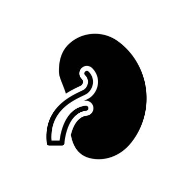 üroloji vektörü düz simge