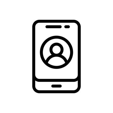 Hesap vektörü ince çizgi simgesi