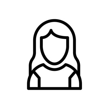 çalışan vektör ince çizgi simgesi