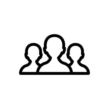 takım vektör ince çizgi simgesi