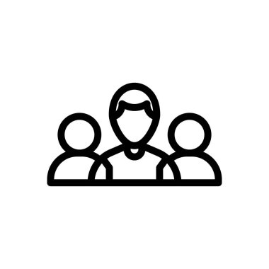 takım vektör ince çizgi simgesi