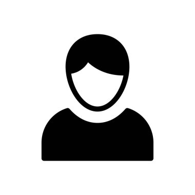 profil vektörü düz simgesi