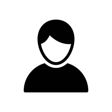 profil vektörü düz simgesi