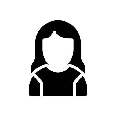 çalışanın vektör simgesi düz simge