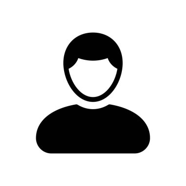 profil vektörü düz simgesi