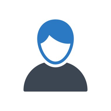 profil vektör renk simgesi