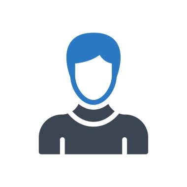 profil vektör renk simgesi