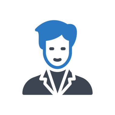 Yönetici vektör renk simgesi