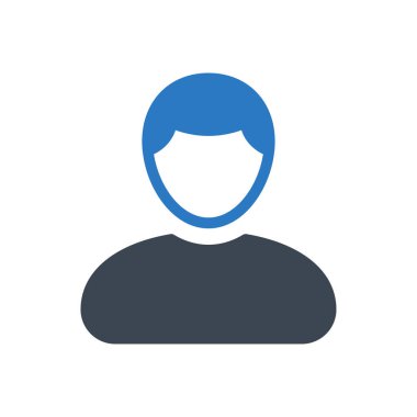 profil vektör renk simgesi