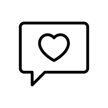 favori vektör ince çizgi simgesi