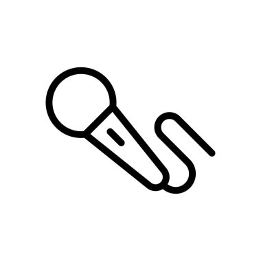 hoparlör vektörü ince çizgi simgesi