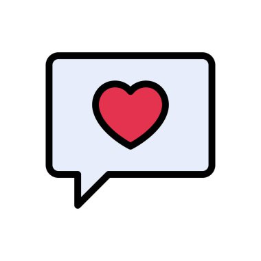 favori vektör düz renk simgesi