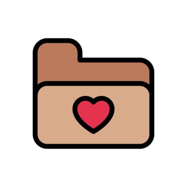 dosya vektörü düz renk simgesi