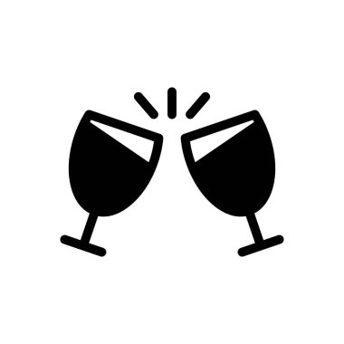 parti vektör simgesi düz simge